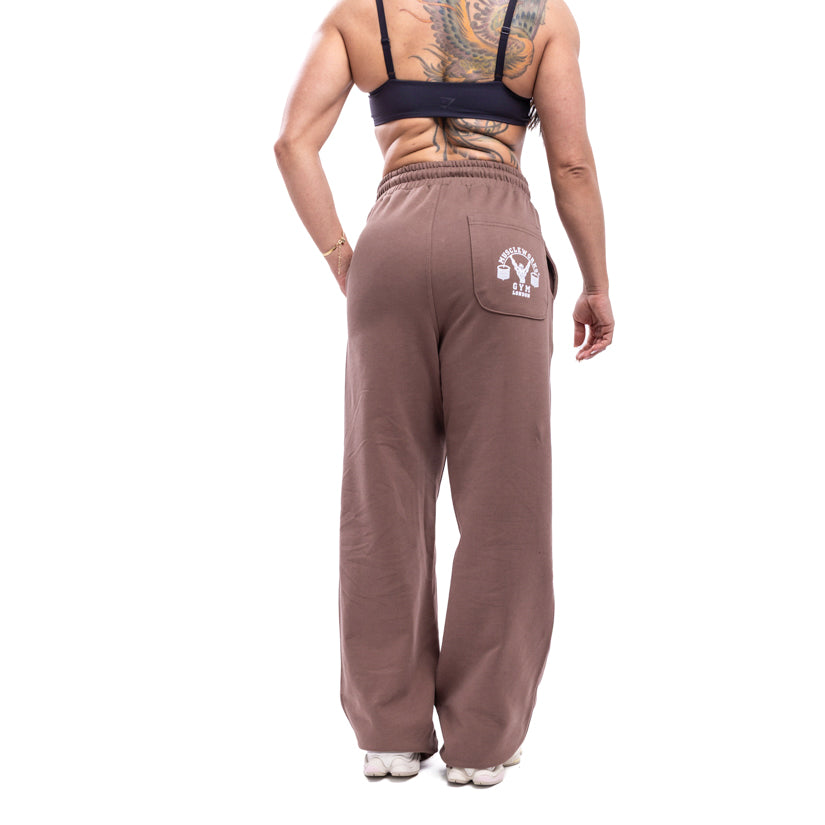 MW Wide leg Sweatpants GRNDD Brown