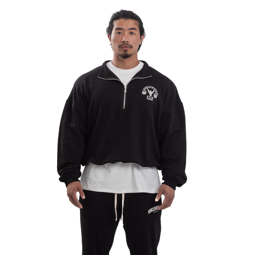 MW Quarter Zip Sweatshirt Black