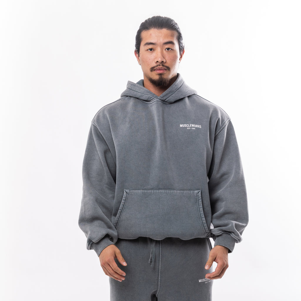 MW Oversize Vintage Washed Hoodie