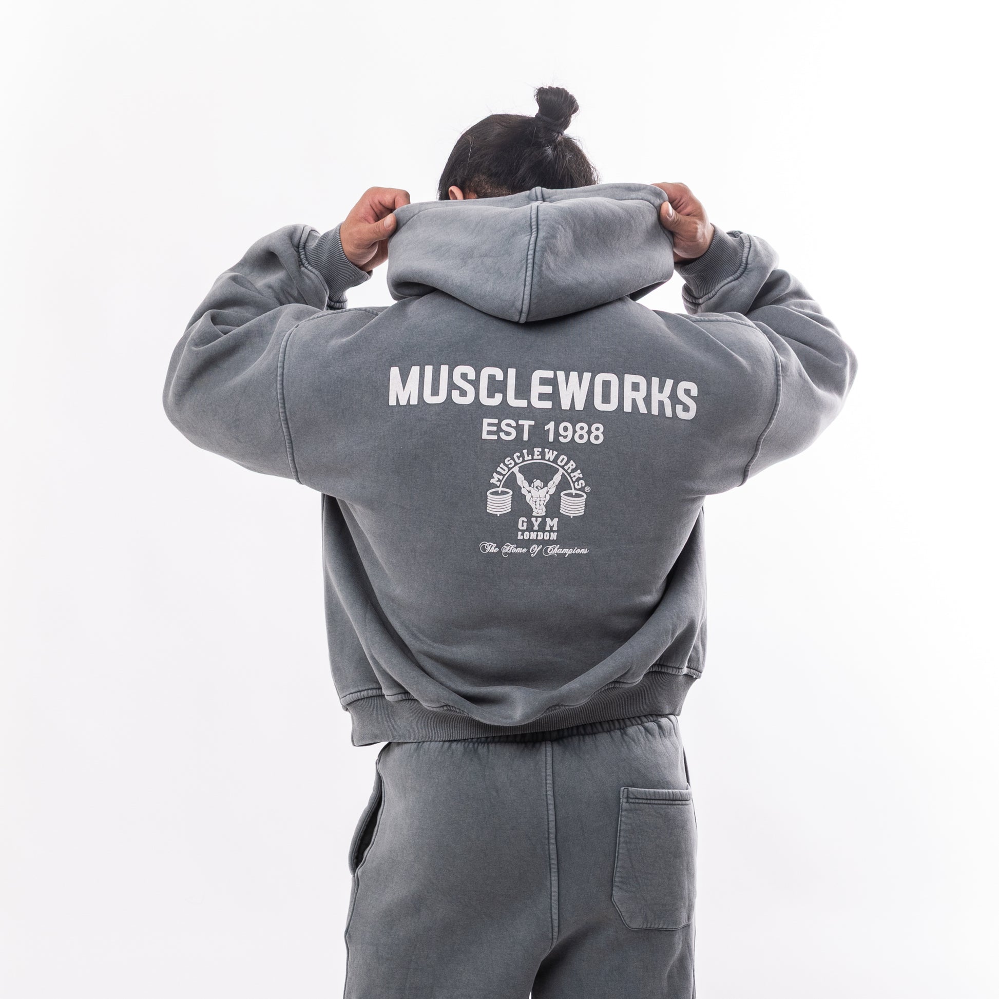MW Oversize Vintage Washed Hoodie