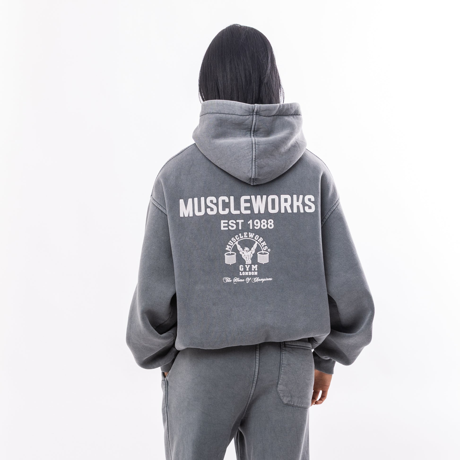MW Oversize Vintage Washed Hoodie