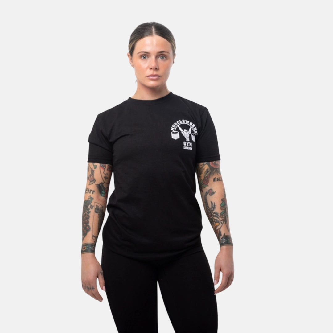 MW Womens Cotton T-Shirt Black