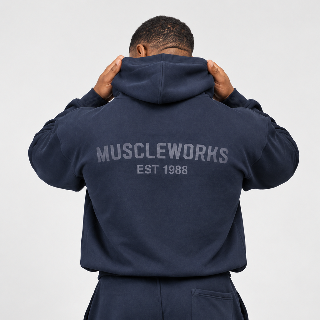 MW Oversized Midnight Navy Hoodie