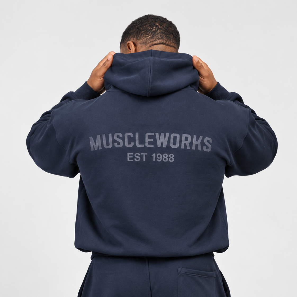 MW Oversized Midnight Navy Hoodie