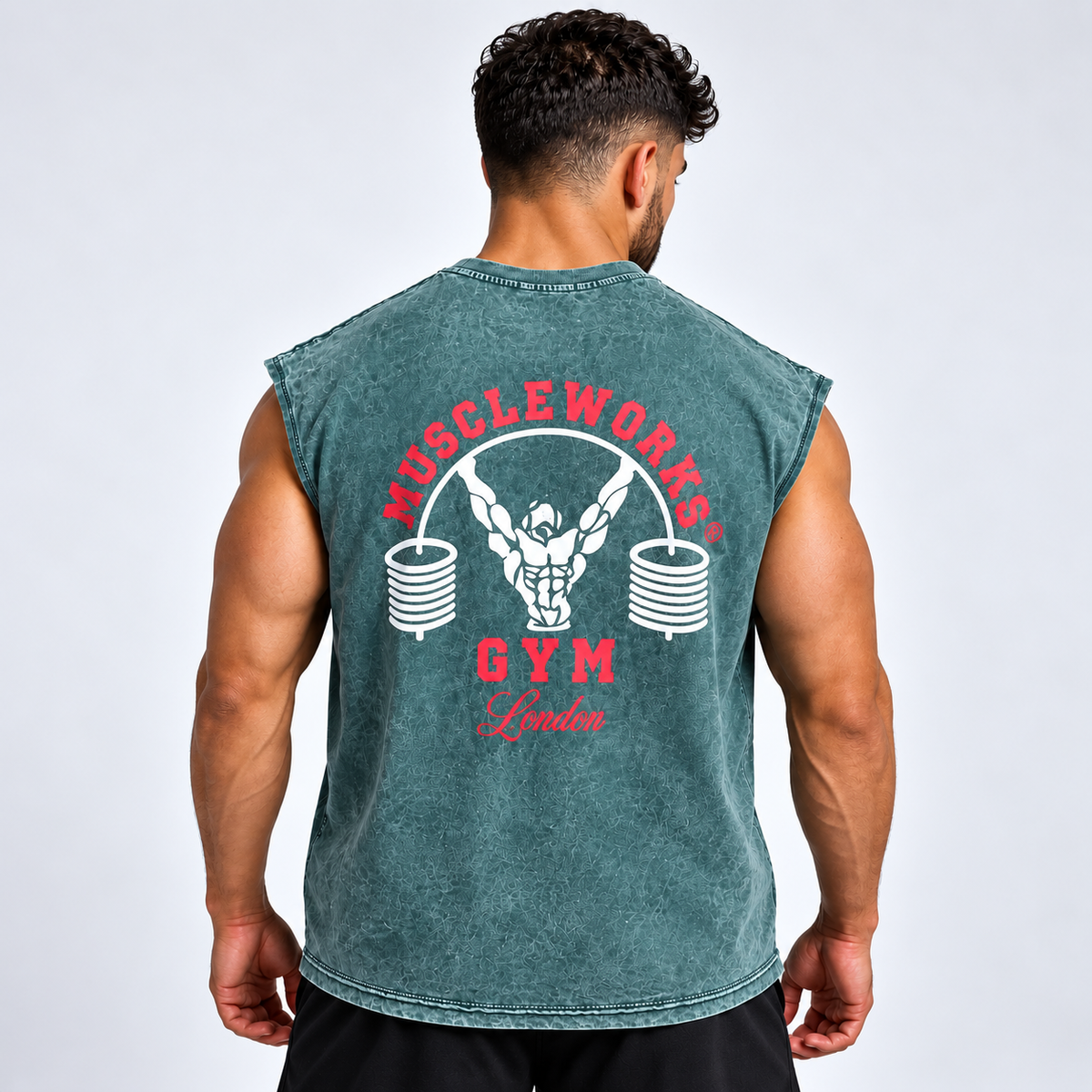 MW Oversized Washed Green Active T-Shirt