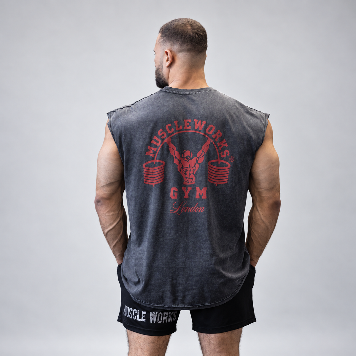 MW Oversized Washed Grey Active T-Shirt