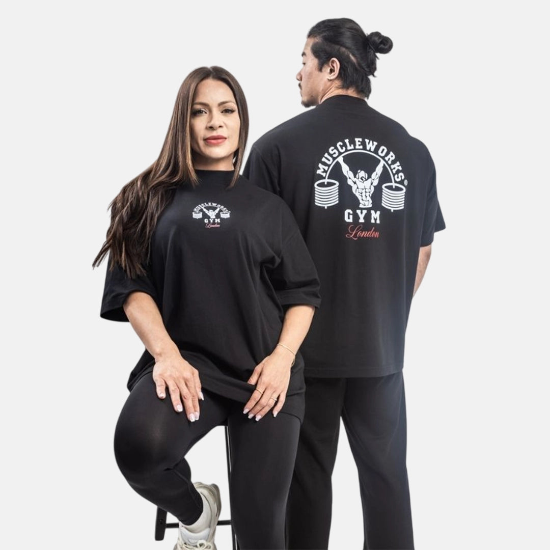 MW Oversized Black Signature T-Shirt