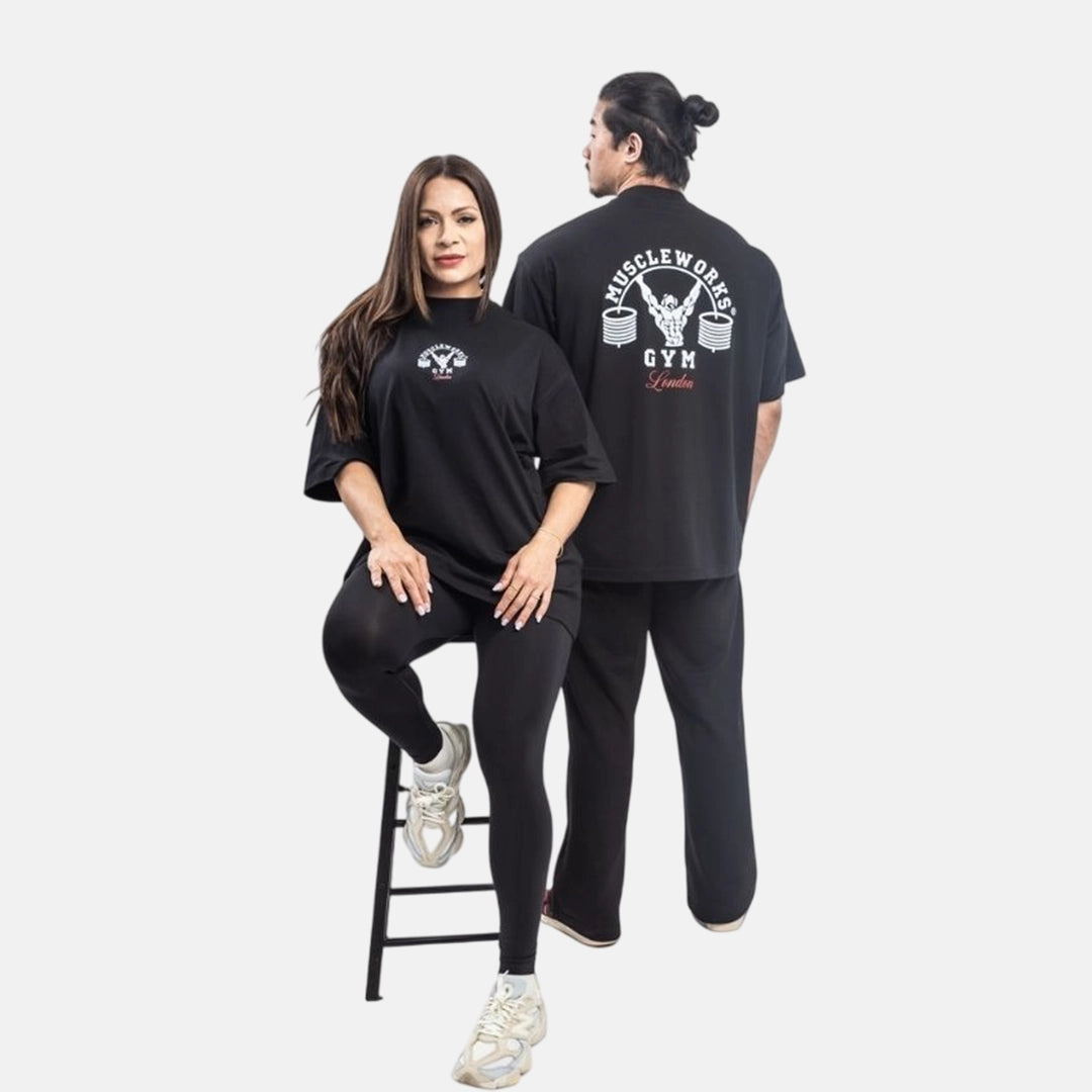 MW Oversized Black Signature T-Shirt