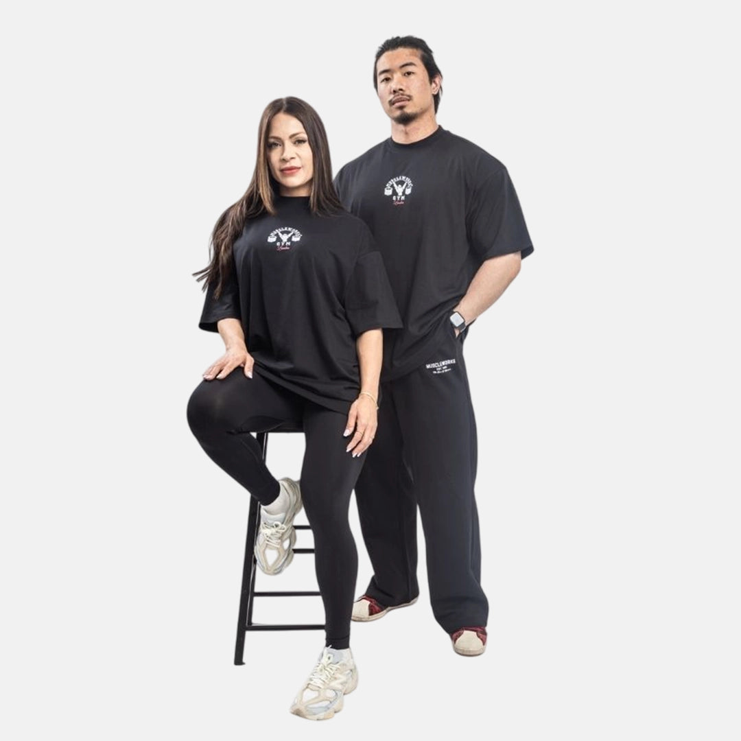 MW Oversized Black Signature T-Shirt