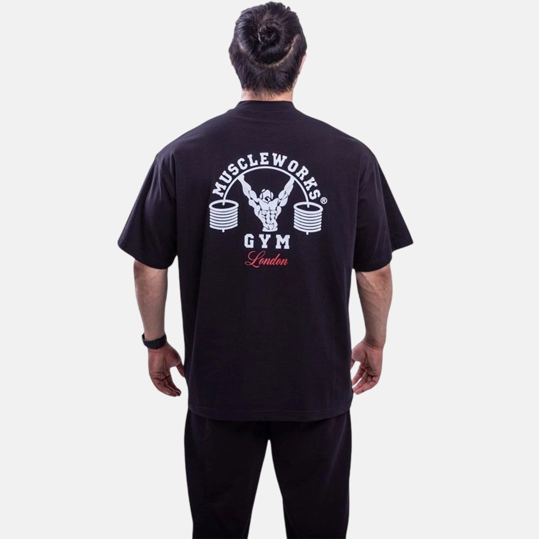 MW Oversized Black Signature T-Shirt