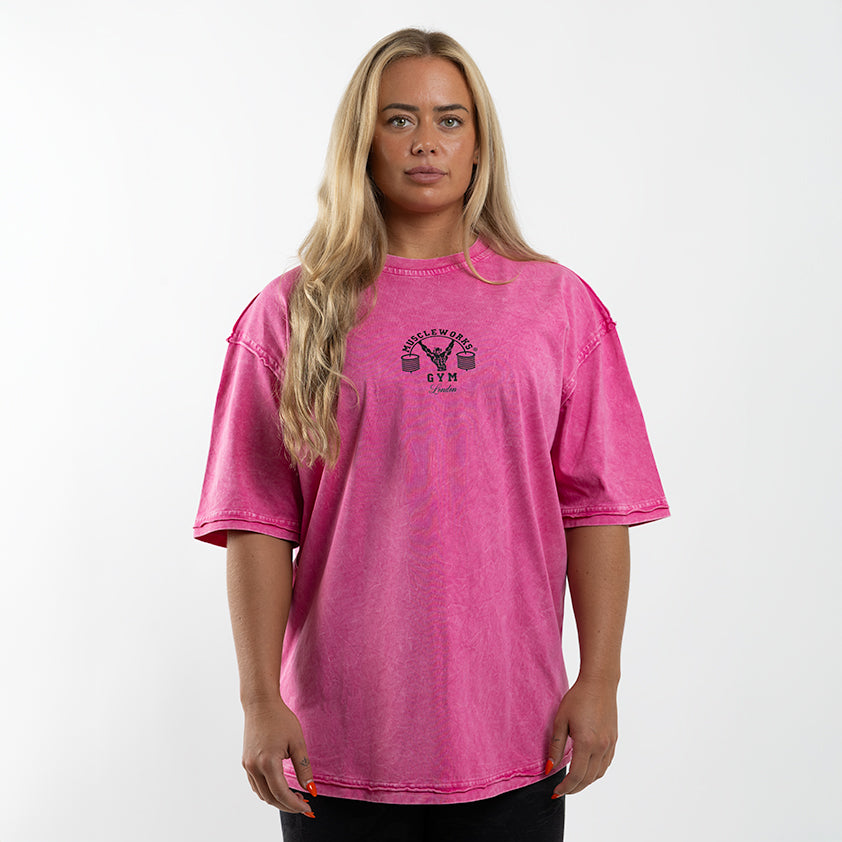 MW Oversized Vintage Washed W Pink