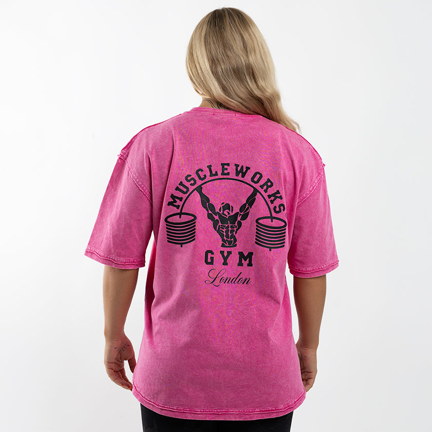 MW Oversized Vintage Washed W Pink