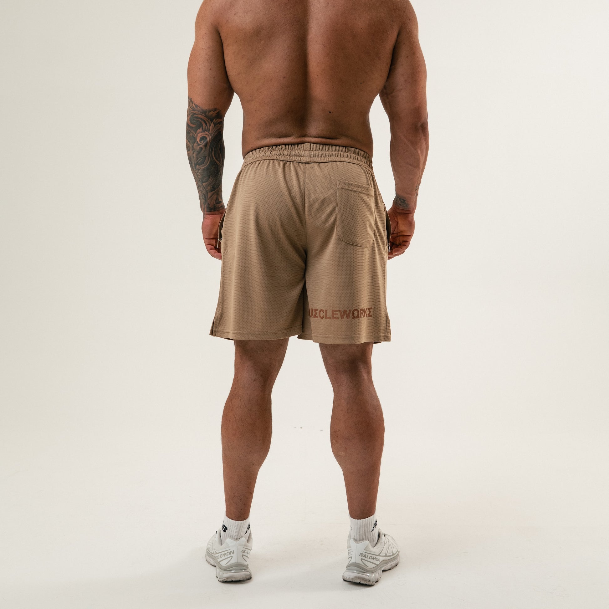 MW Spartan Edition Mesh Shorts Beige