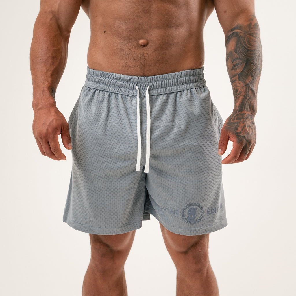 MW Spartan Edition Mesh Shorts Steel Grey