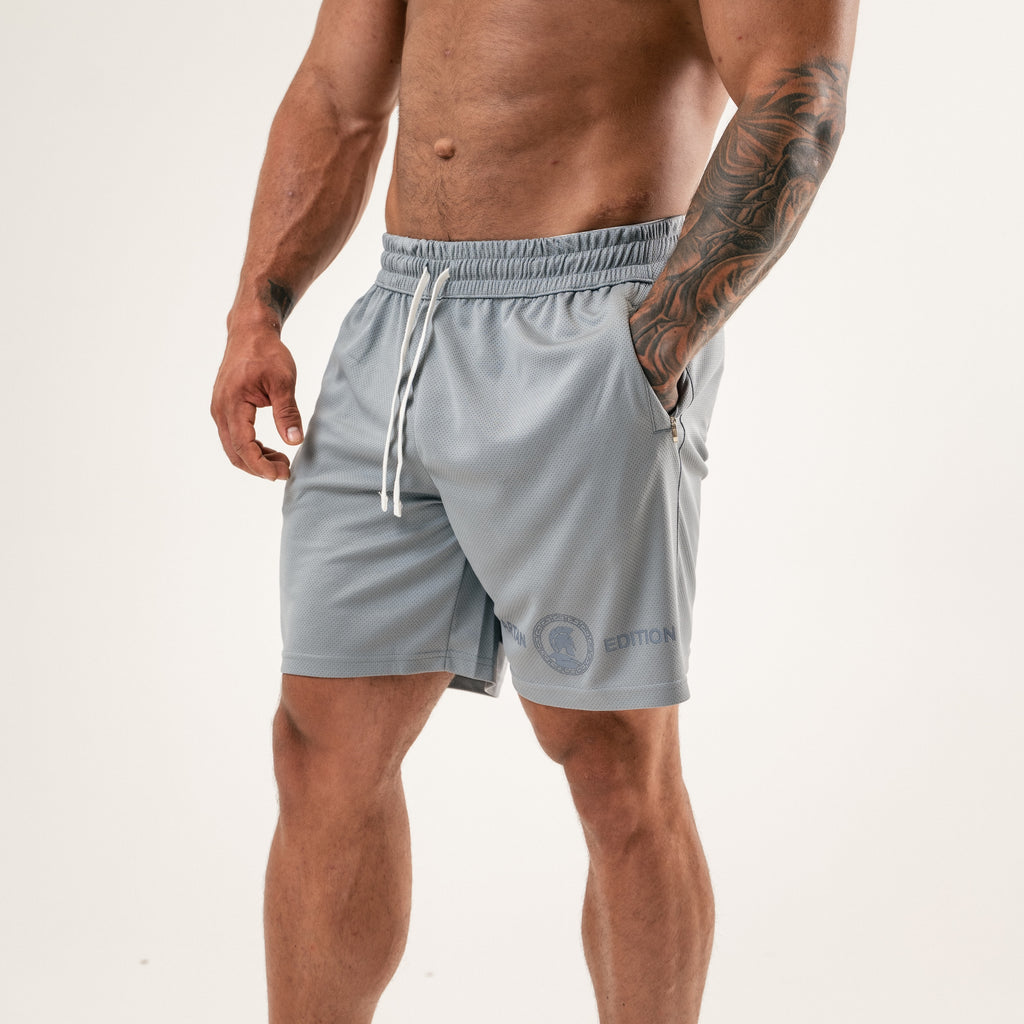 MW Spartan Edition Mesh Shorts Steel Grey