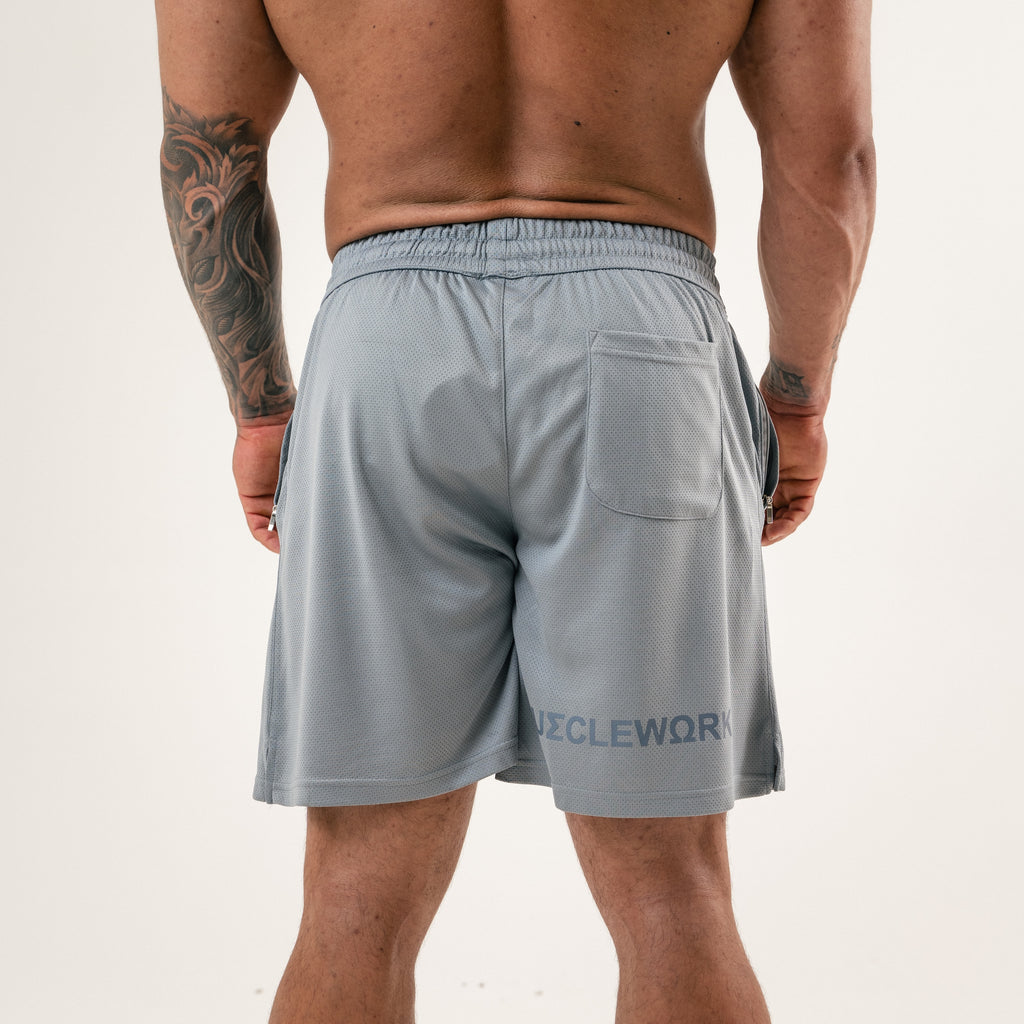 MW Spartan Edition Mesh Shorts Steel Grey