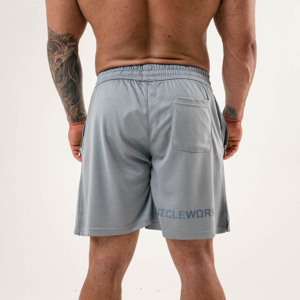 MW Spartan Edition Mesh Shorts Steel Grey