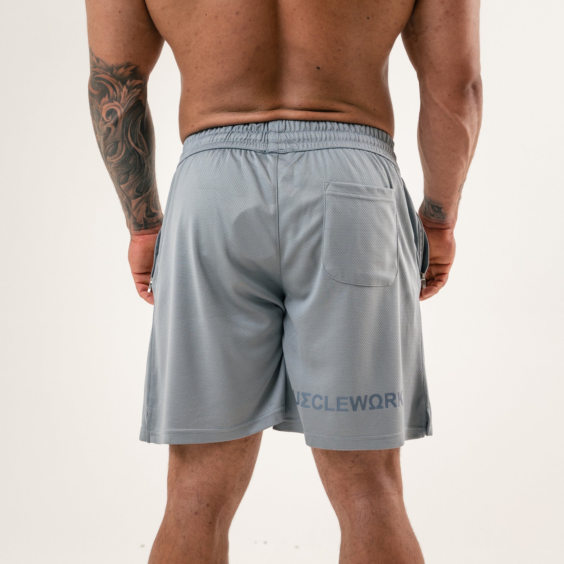 MW Spartan Edition Mesh Shorts Steel Grey