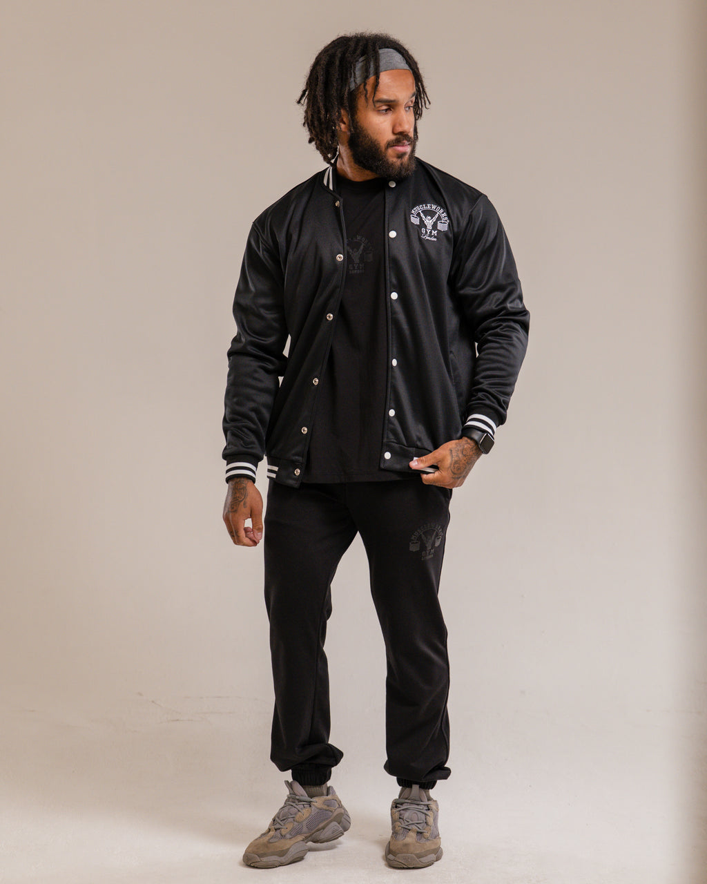 MW Varsity Jacket Black