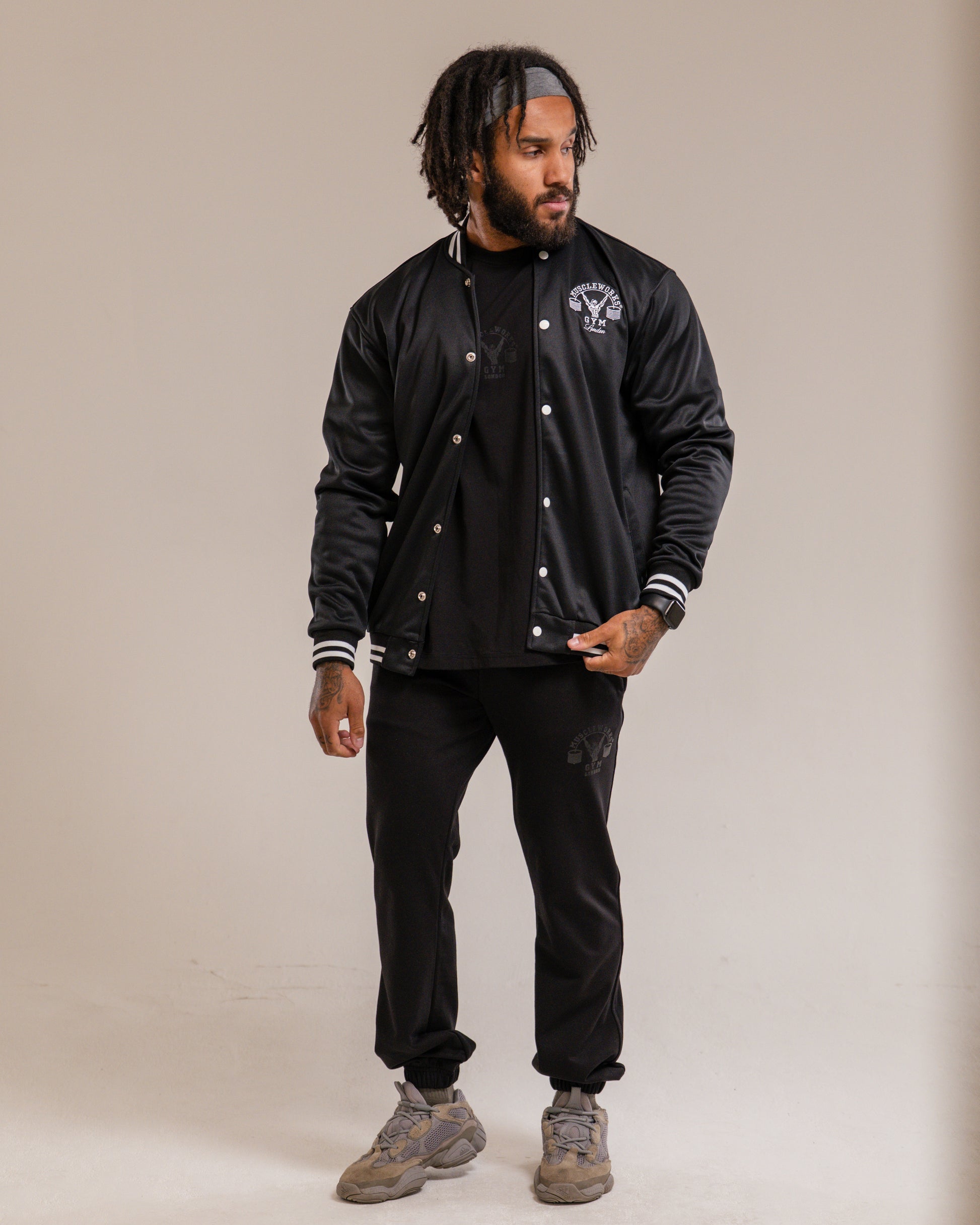 MW Varsity Jacket Black
