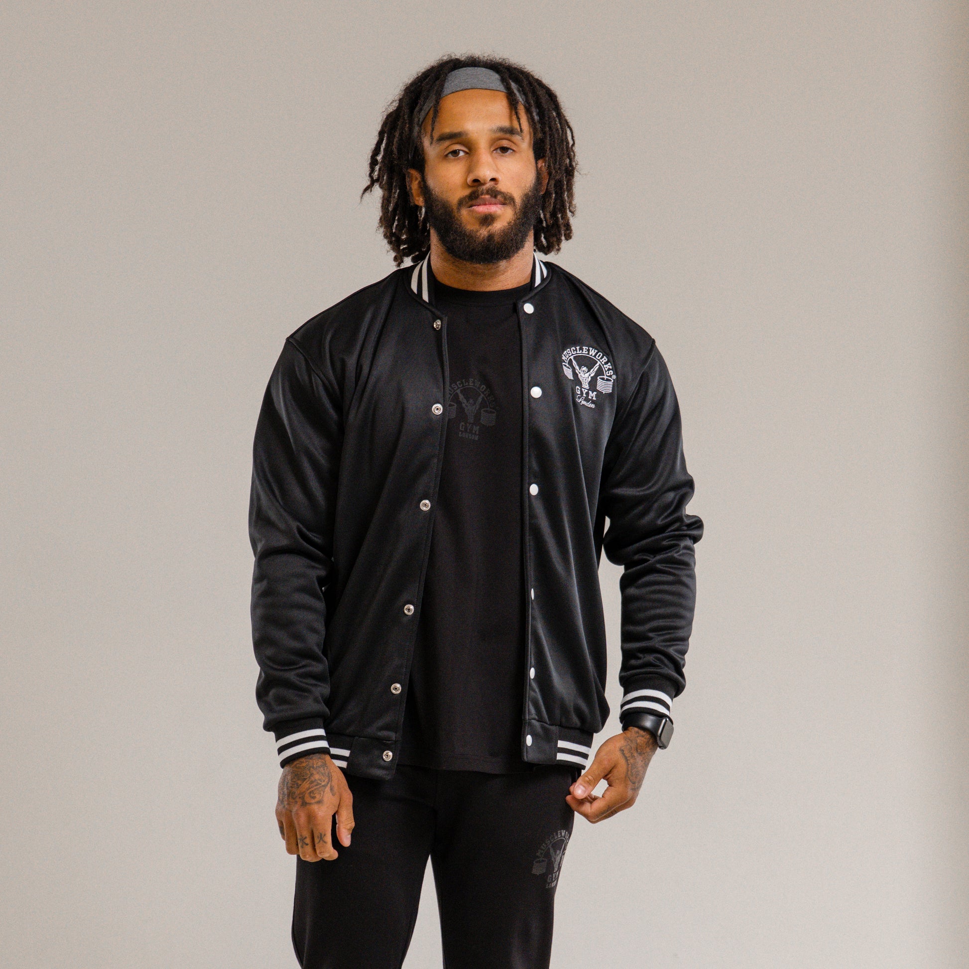 MW Varsity Jacket Black