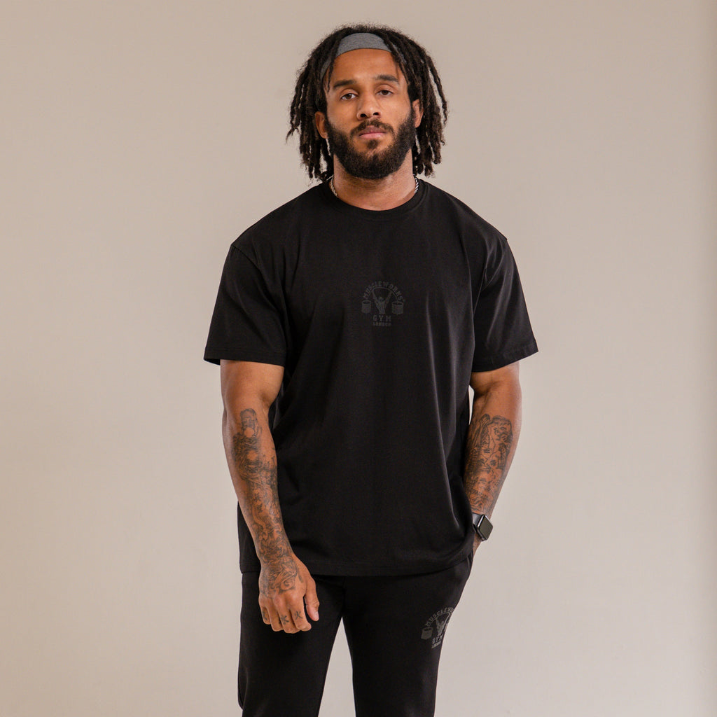 MW Oversized T-Shirt Double Black V3