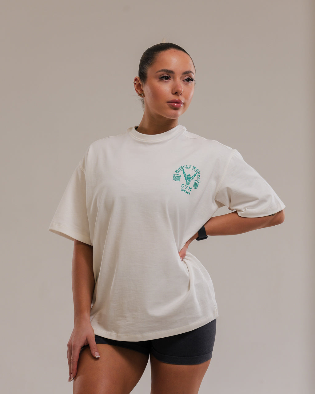 MW Oversized T Shirt OFF White