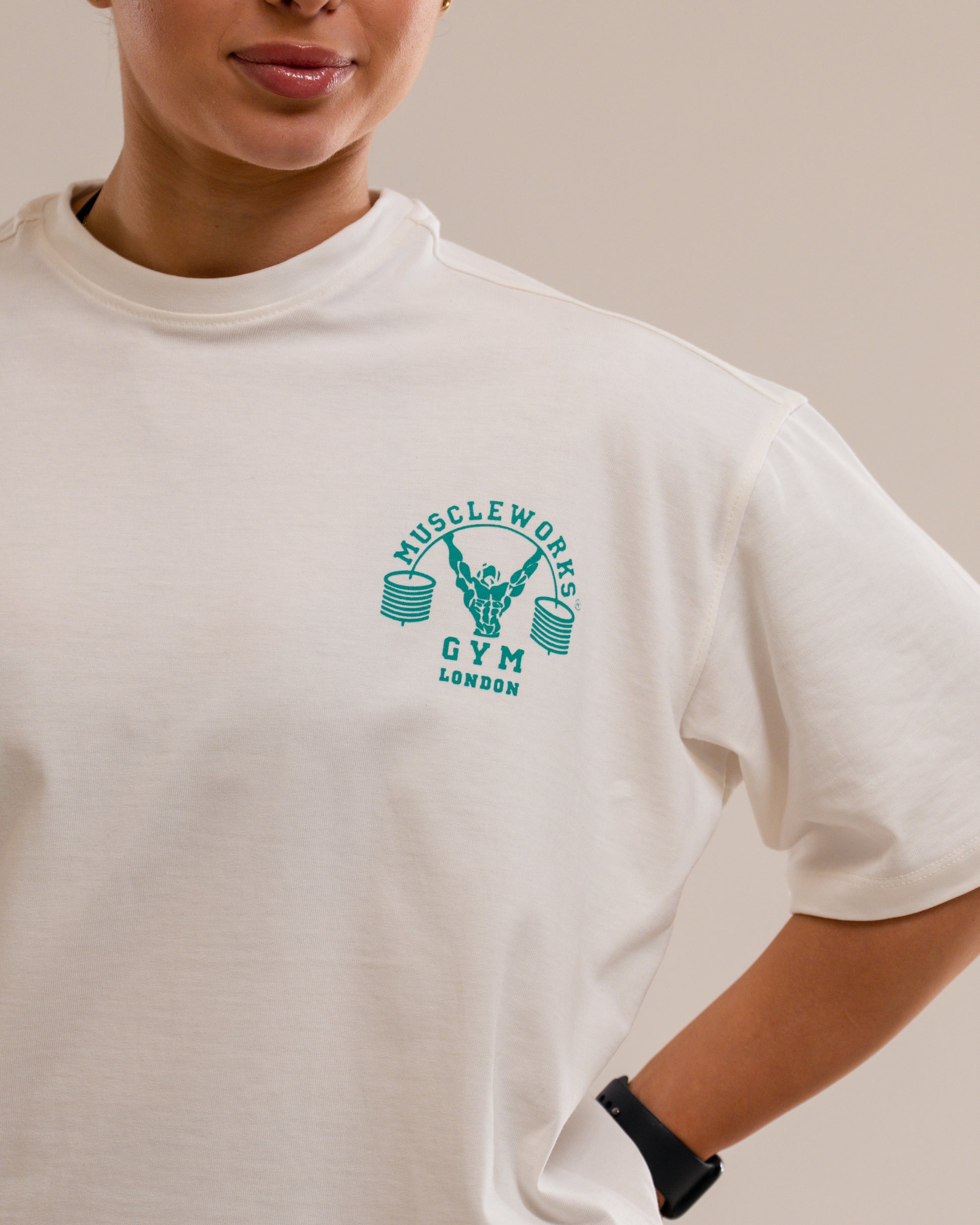 MW Oversized T Shirt OFF White