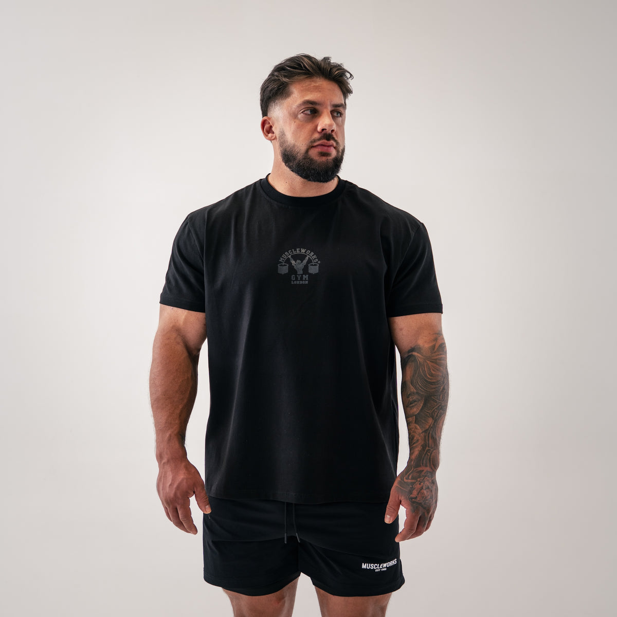 MW Oversized T-Shirt Classic Double Black