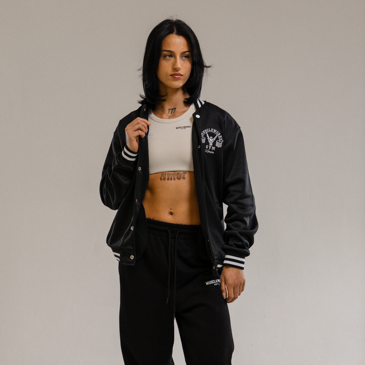 MW Varsity Jacket Black