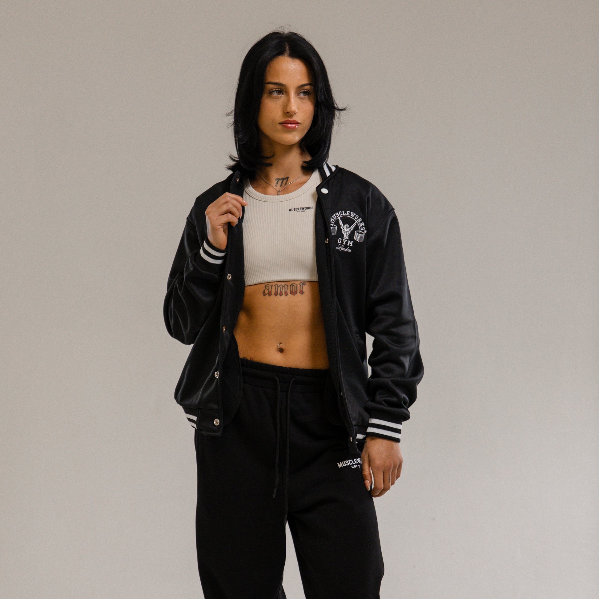 MW Varsity Jacket Black