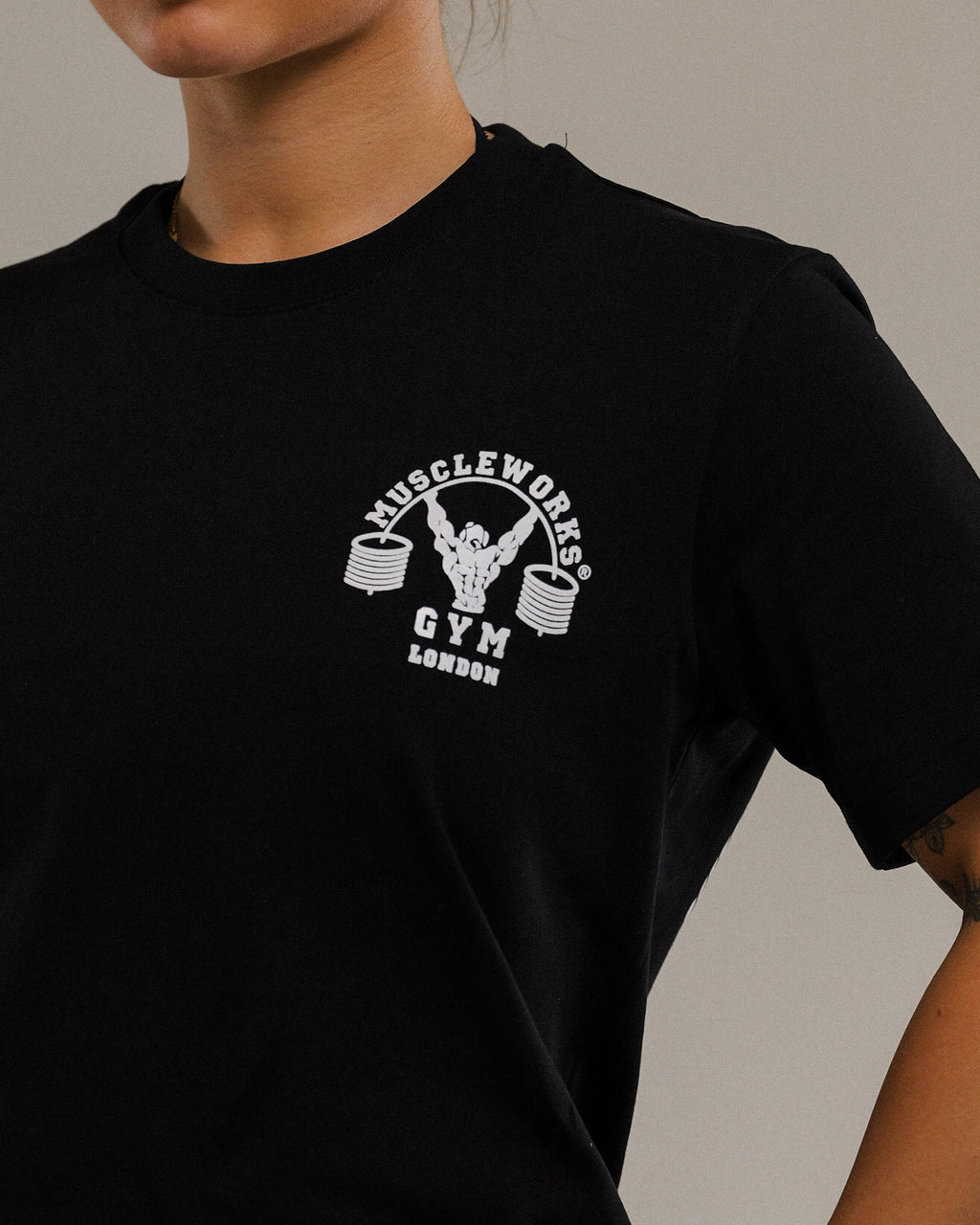 MW Womens Cotton T-Shirt Black