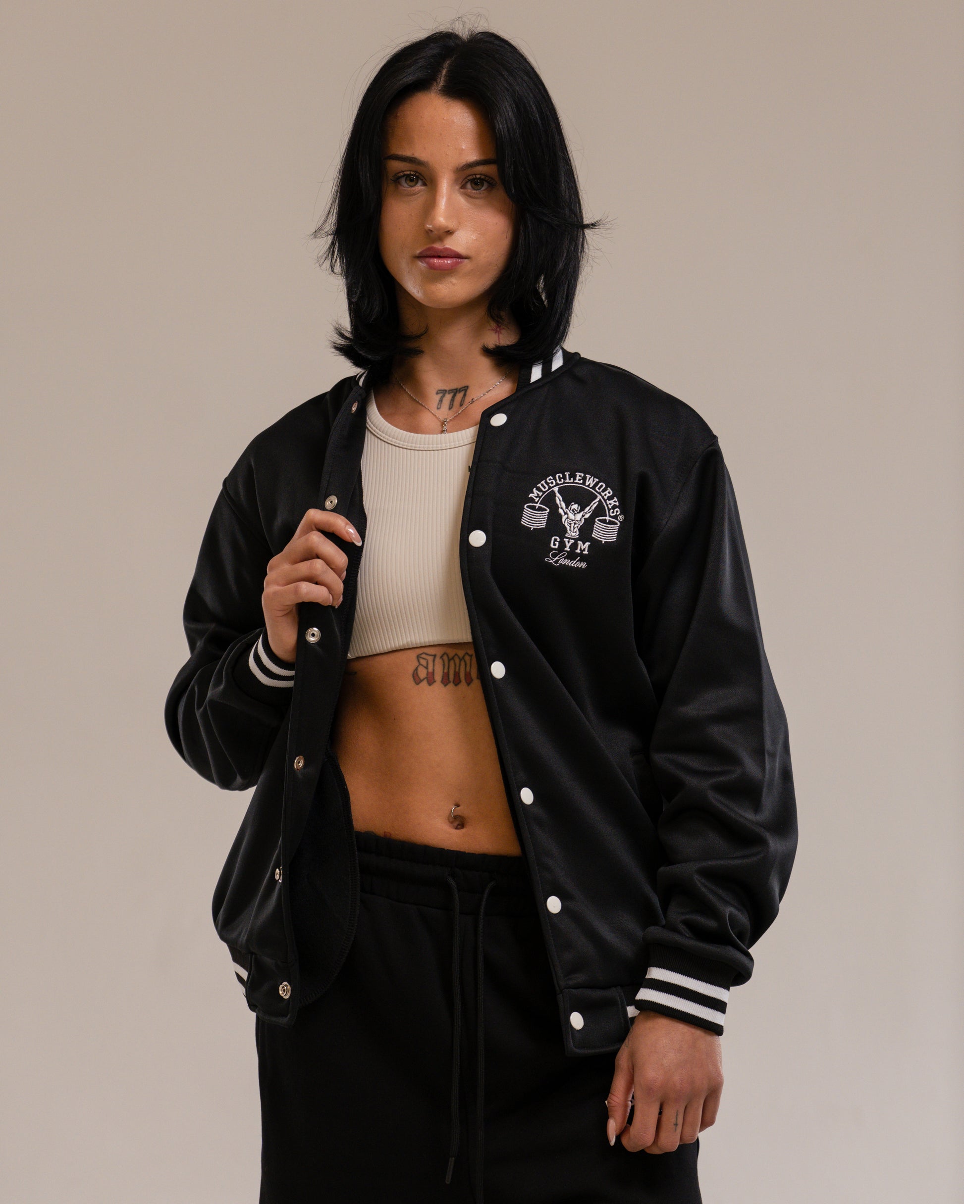 MW Varsity Jacket Black