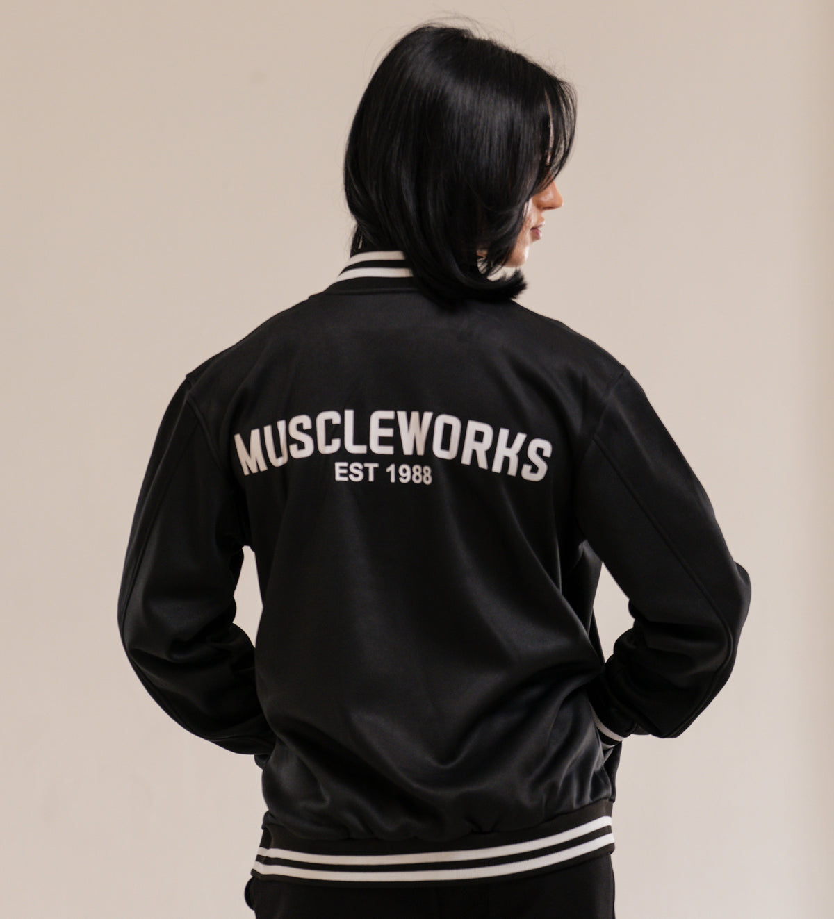 MW Varsity Jacket Black
