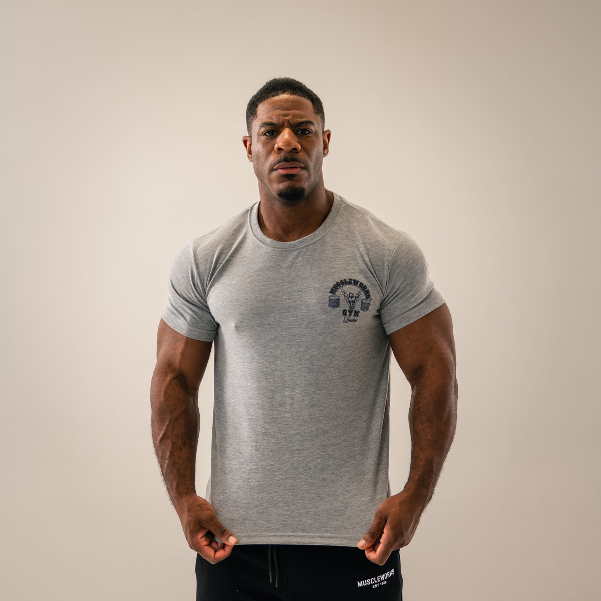 MW Cotton T-Shirt Signature Grey