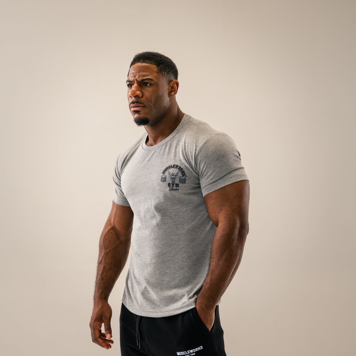 MW Cotton T-Shirt Signature Grey