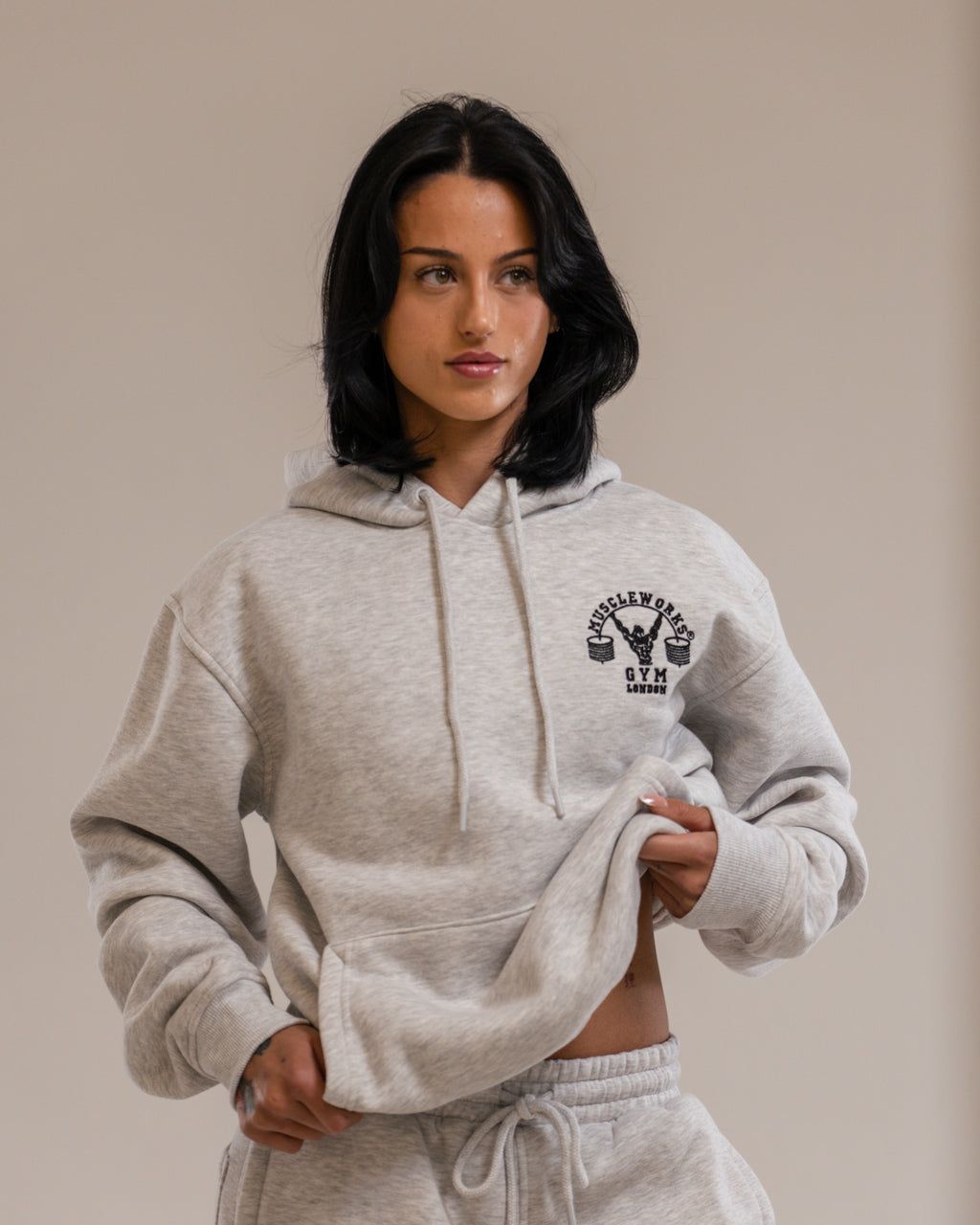 MW Women Classic Pullover Grey Milange