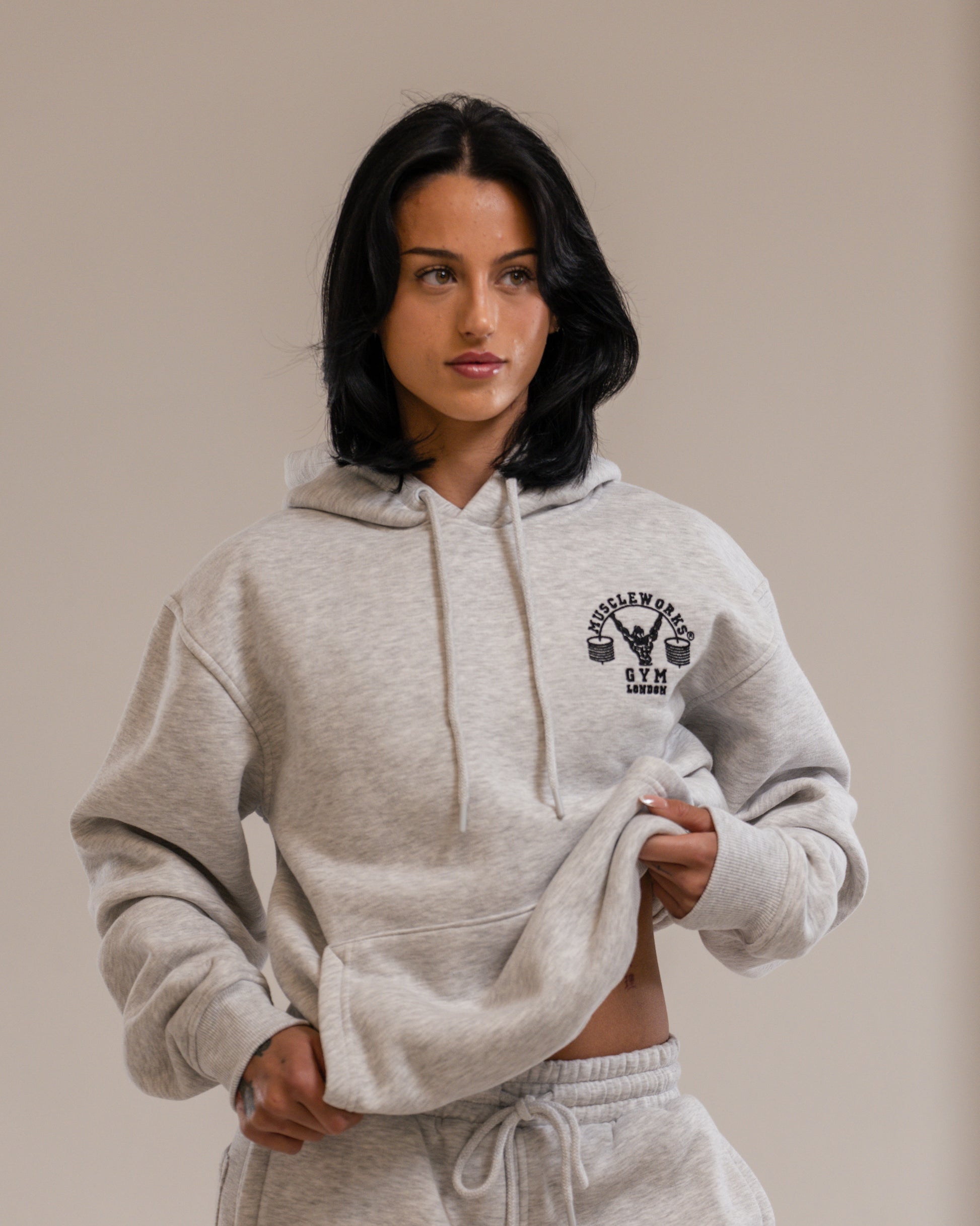 MW Women Classic Pullover Grey Milange