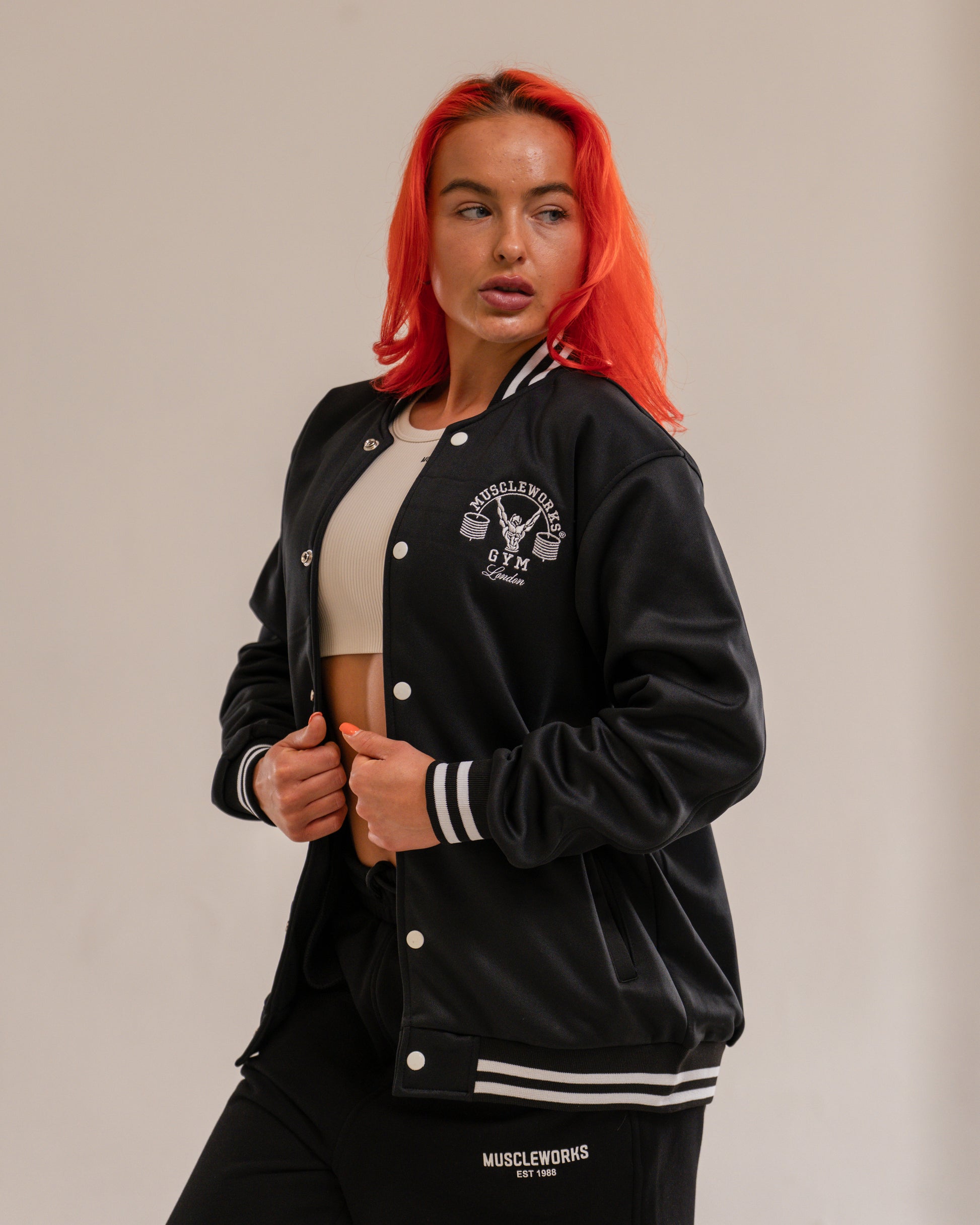 MW Varsity Jacket Black