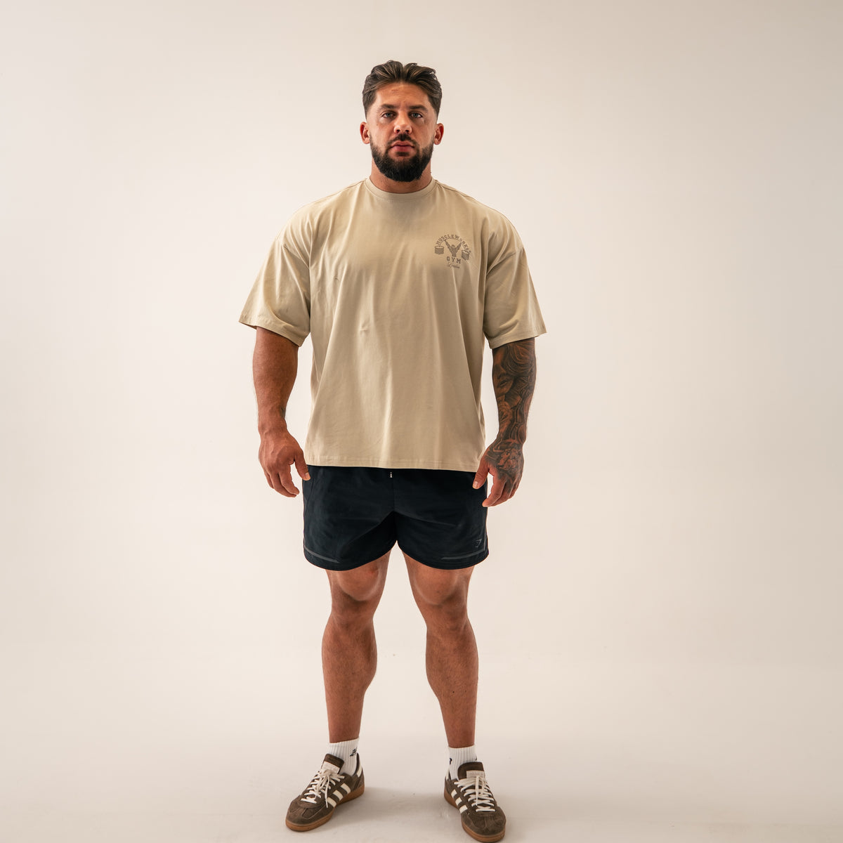 MW Spartan Edition Oversized T-Shirt – Warm Sand