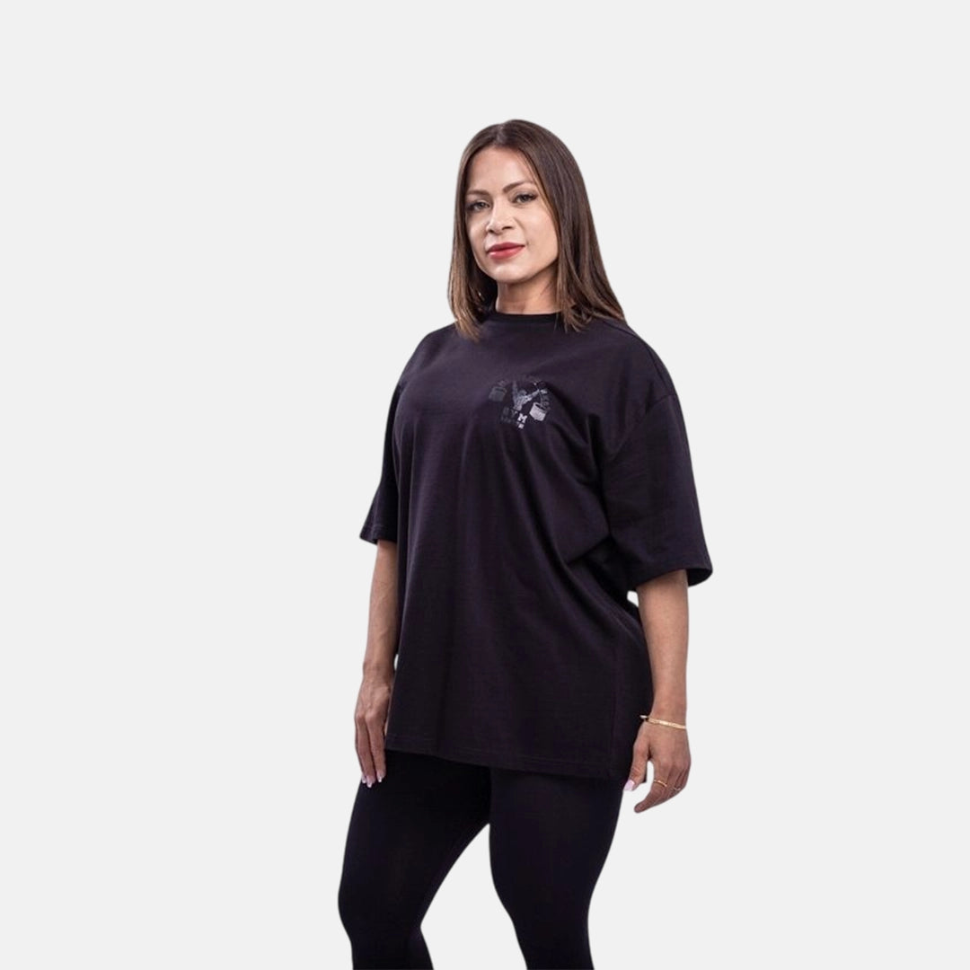 MW Oversized Black on Black T-Shirt