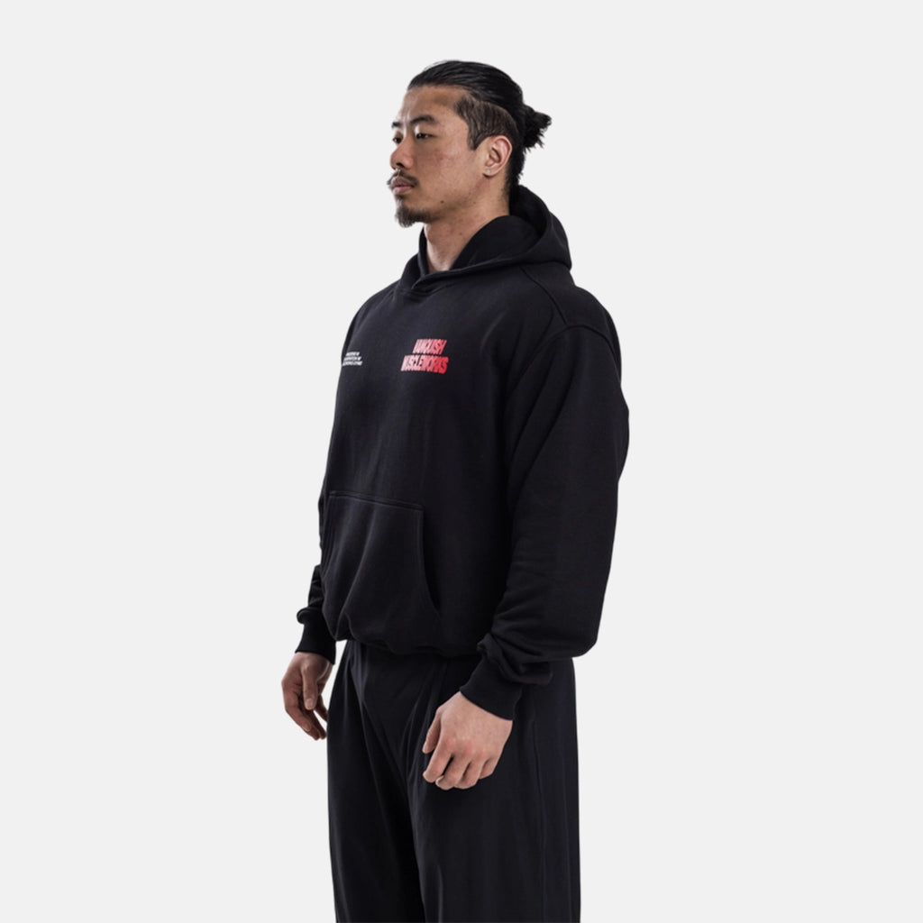Vanquish X Muscleworks Black Oversized Hoodie
