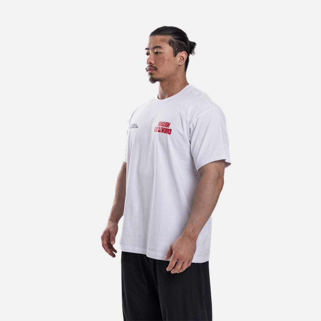 Vanquish X Muscleworks White Oversized T-Shirt
