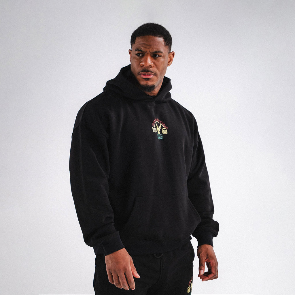 MW Oversized Hoodie 3 Colour Way Black