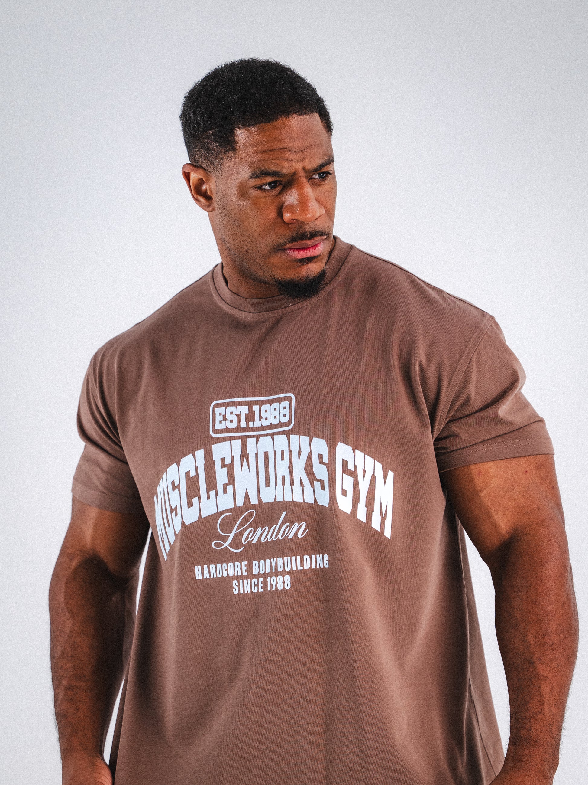 MW Oversized GRNDD T-Shirt Brown