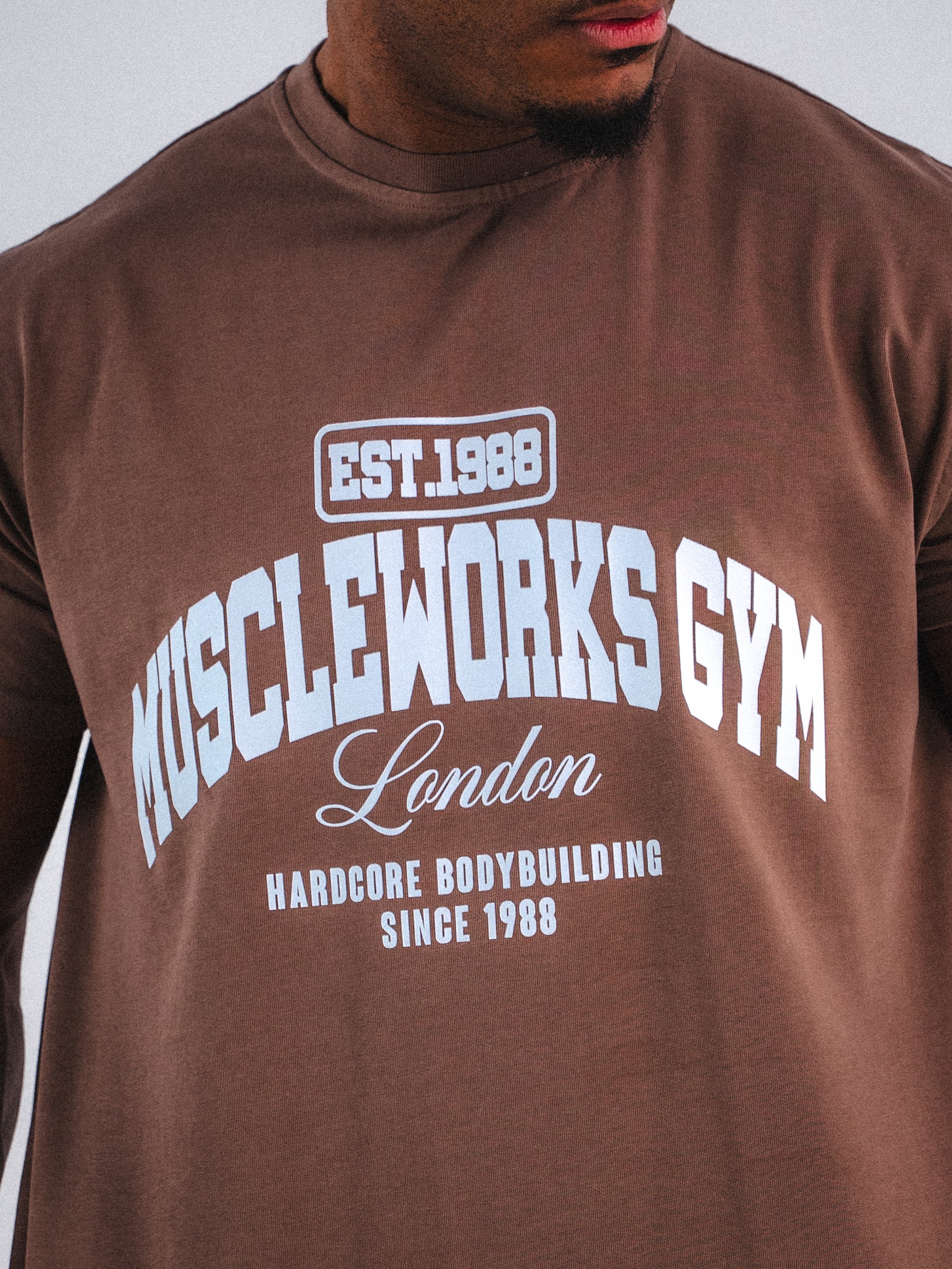 MW Oversized GRNDD T-Shirt Brown