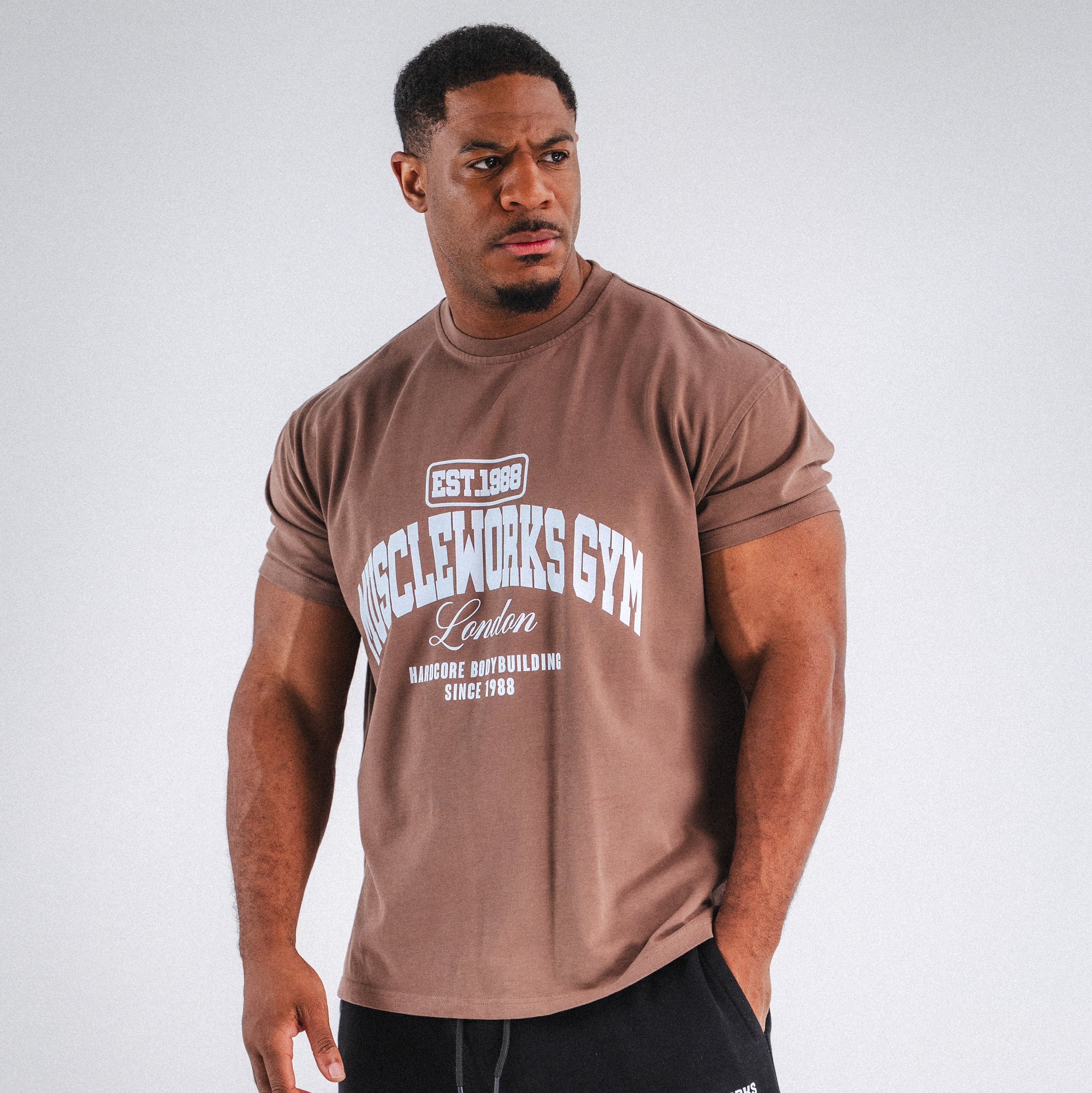 MW Oversized GRNDD T-Shirt Brown