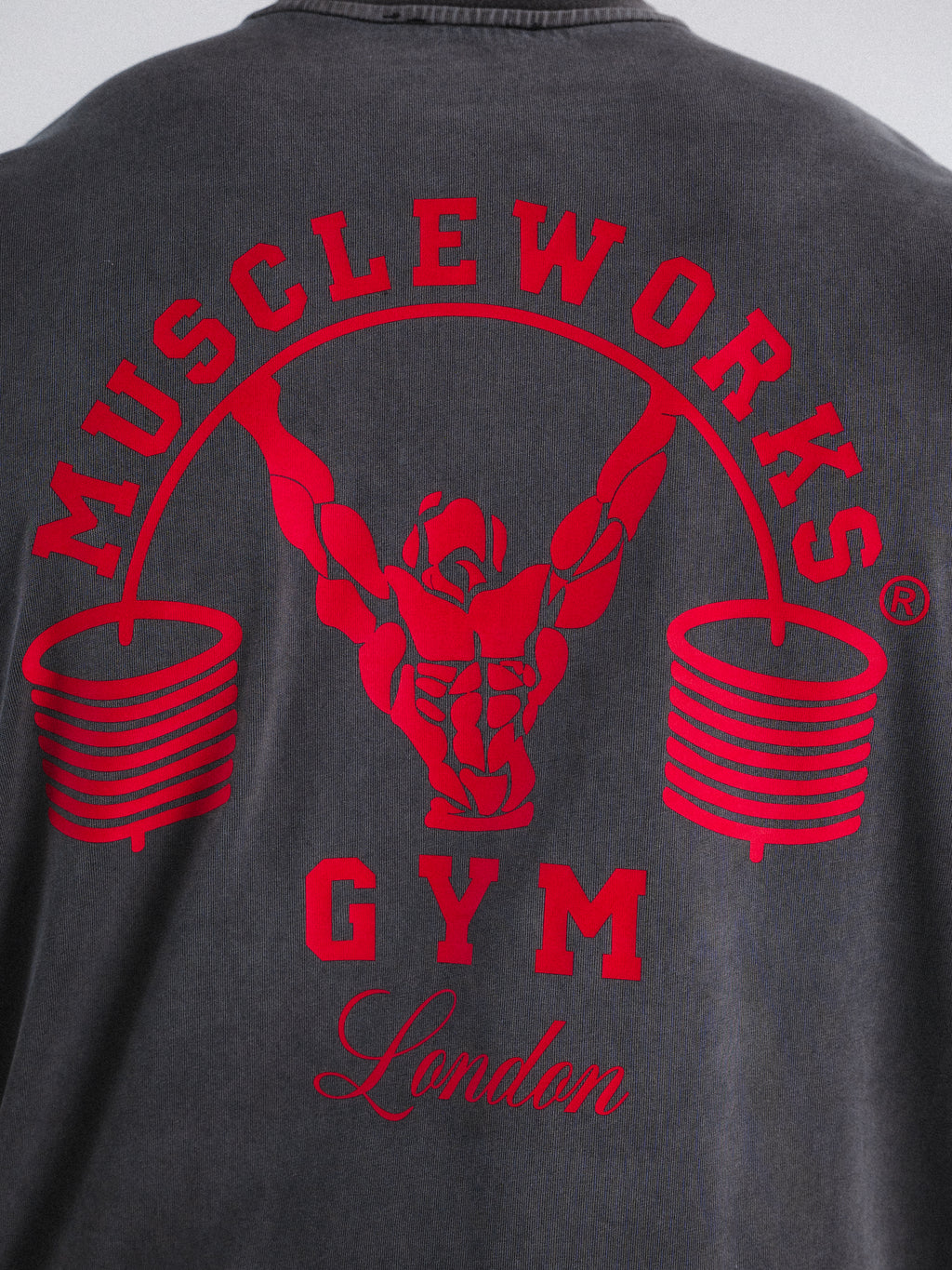 MW Oversized Washed Grey T-Shirt