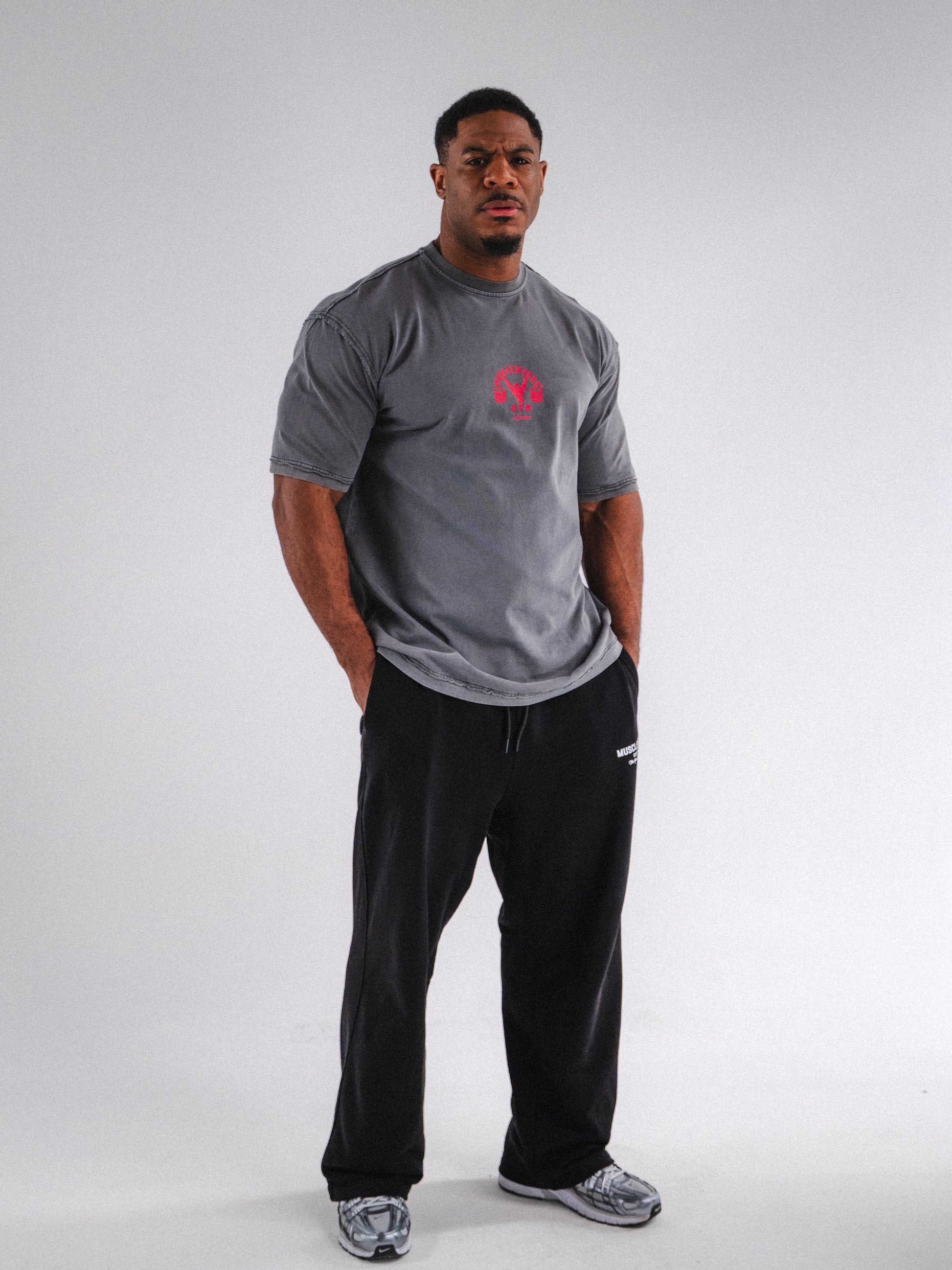 MW Oversized Washed Grey T-Shirt