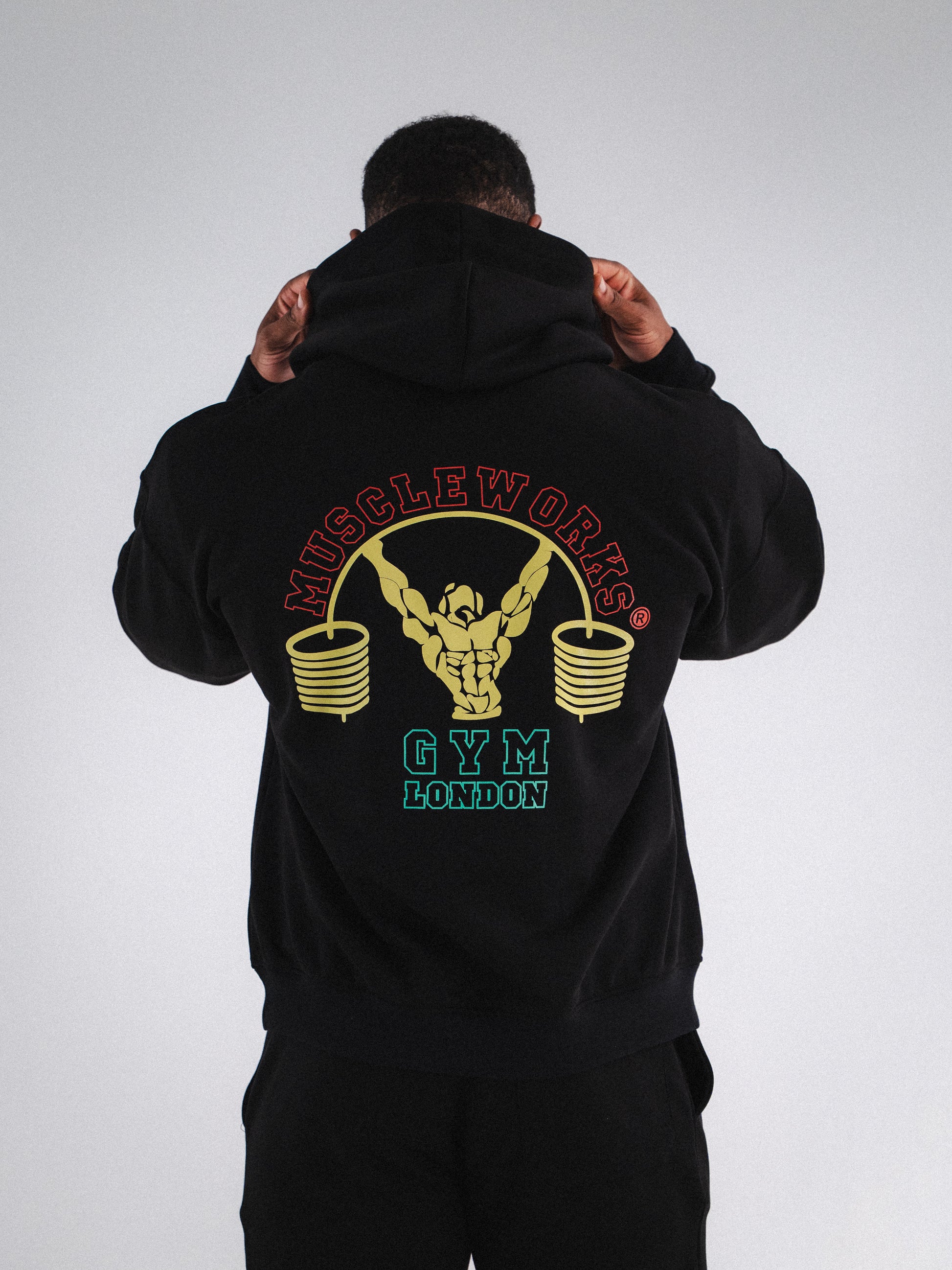 MW Oversized Hoodie 3 Colour Way Black